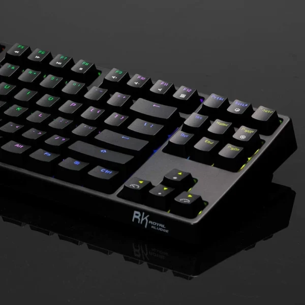 RK ROYAL KLUDGE Sink87G Wireless TKL Mechanical Gaming Keyboard, No Numpad Compact 2.4G RGB Wireless Keyboard with Tacti