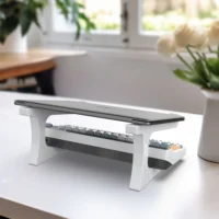 Ergonomic laptop stand with keyboard stand - portable desktop lift, suitable for MacBook, PC, tablet - sturdy