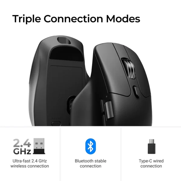 S3c575ef2e3b6438896e3320b36ba2ae9B.webp Keychron M6 Wireless Mouse All Silent Micro Switch PixArt 3950 Sensor 8K Polling Rate Dual Scrolling Modes