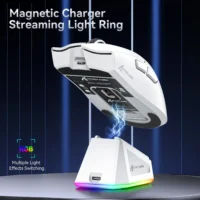 S3ea677a95ec84ffcb957b525efbe40fdL.webp Attack Shark X11 PAW3311 Wireless Bluetooth Mouse, 2.4G 400IPS RGB PC Gaming Mouse