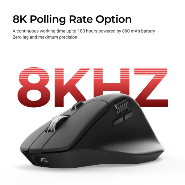 S3efab888ccde4ff1891dc9a049a9f729E.webp Keychron M6 Wireless Mouse All Silent Micro Switch PixArt 3950 Sensor 8K Polling Rate Dual Scrolling Modes