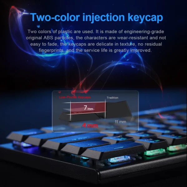 S464c8ac56b4744c7a8d0e4f68226982fF.webp REDRAGON Horus K618 RGB support Bluetooth 5.0 wireless USB 2.4G 3 mode Mechanical Gaming Keyboard 104 Keys for Compute PC Laptop