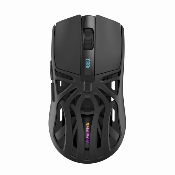 S63e7a74ff0534bd8a8c3f42b588b8946O.webp SmailWolf RS8 Bluetooth wireless 2.4g gaming mouse triple-mode lightweight e-sports gaming 1K return rate 10000DPI computer