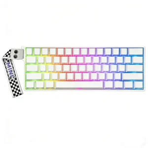 S702dc5ed4ad848bc8c6c8acec5ec9d8bg.webp AULA Mini60HE Wireless Magnetic Axis Gaming Keyboard Features Quick Trigger Keys Adjustable Trigger Sensitivity with RGBLighting
