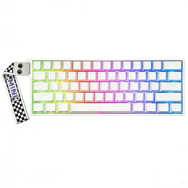 S702dc5ed4ad848bc8c6c8acec5ec9d8bg.webp AULA Mini60HE Wireless Magnetic Axis Gaming Keyboard Features Quick Trigger Keys Adjustable Trigger Sensitivity with RGBLighting
