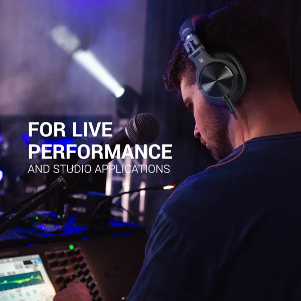 S71f0235517474959b6e903cfa1c6f1db0.webp Oneodio A71 Original Studio DJ Headphones Portable Wired Headset With Music Share Port Deep Bass Stereo Headphone For Recording