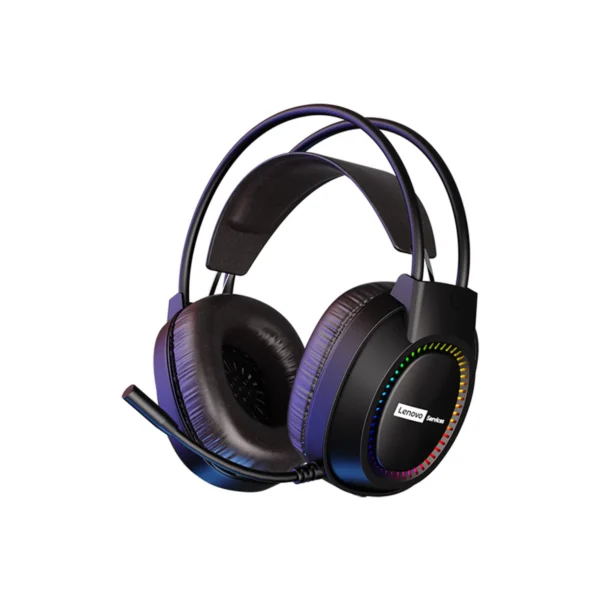 S764b8f009eb84347a52a5c47f9e29de8P.webp Lenovo Over-Ear Headphones with Microphone, Gaming Headphones with Rgb Lighting, Cool Lights, Suitable for Desktop Computers and Laptops