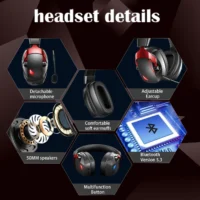 S77039e79caa1461493a905c139fb72549.webp Wireless Gaming Headset with Detachable Noise Cancelling Microphone,2.4G Bluetooth-USB-3.5mm Wired Jack 3 Modes for Multi-device
