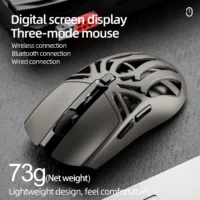 S7737a66aa8694f5ea9690cb8c67d4cb97.webp SmailWolf RS8 Bluetooth wireless 2.4g gaming mouse triple-mode lightweight e-sports gaming 1K return rate 10000DPI computer