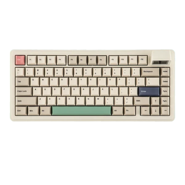 Sacaef652ed0a491fbdee7572c3f533d7x.webp EPOMAKER RT82 QMK/VIA 75% US QWERTY Layout Hot-Swap Gasket Wired/BT 5.0/2.4GHz Wireless Mechanical Keyboard with LCD Screen