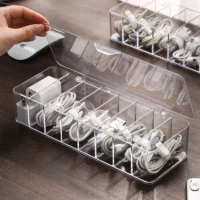 Dust-proof storage cable , desktop data box, mobile phone charging cable and power cord organizer