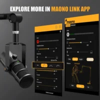 Sd454e30c2c744fc5b4a8170e5df95900n.webp maono PD400X USB/XLR Dynamic Microphone All Metal With One-Touch Mute Headphone Jack And Volume Control For Podcasting Streaming