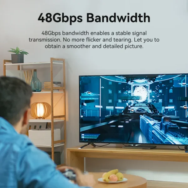 Vention 8K HDMI Extender 4K HDMI Female to Female Connector 8K60Hz HDMI 2.1 Coupler Extension Adapter for PS4 HDTV Roku Stick PC