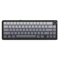Sdb3d9758a68d45f08a52d1be41dd8fddY.webp Attack Shark X66 Gasket Wireless Mechanical Gaming Keyboard with Volume Knob RGB Backlit Side Printed PBT Keycaps