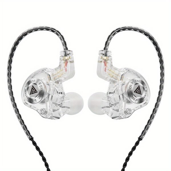 14c757dd-6878-4871-b20b-6dd3b25f0cf3.jpg Detachable-Cable Dynamic Resin IEM with Angled 3.5mm Connector – QKZ ENZO PRO