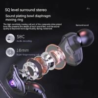 Deep-Bass 9D Stereo In-Ear Earphones with HD Mic & 3.5mm Connection