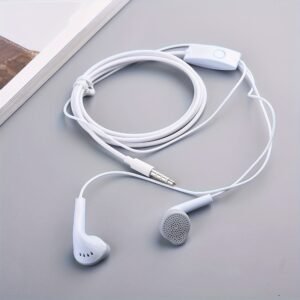 Stereo In-Ear Call Earphones with Built-In Mic & 3.5mm Plug