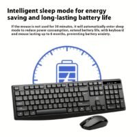 Office Wireless Keyboard & Mouse Combo for Laptop and Desktop PC – HP