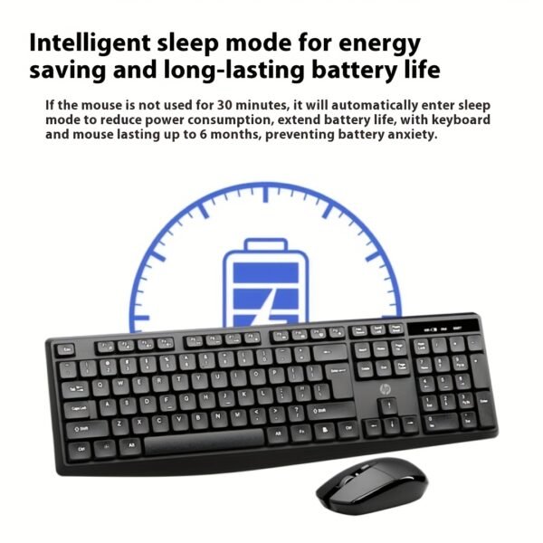 Office Wireless Keyboard & Mouse Combo for Laptop and Desktop PC – HP
