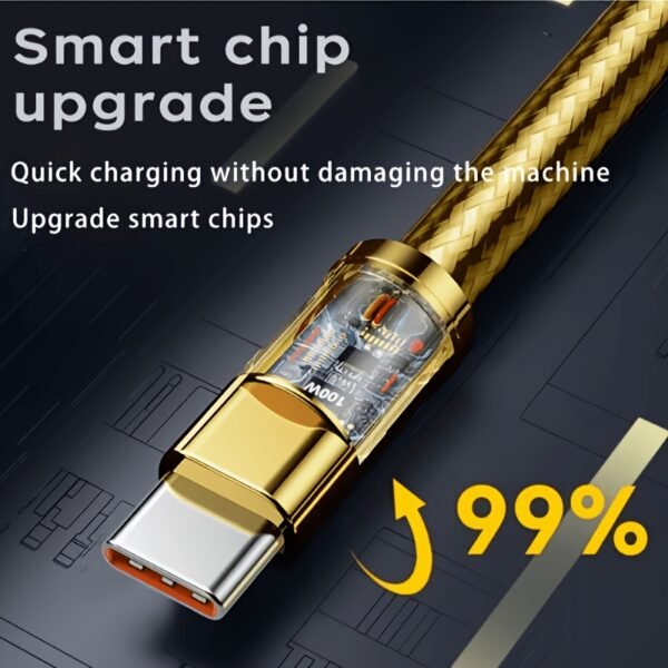 High-Current 6A USB Charging Cord with Type-C or Micro USB Options