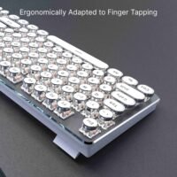 Retro-Punk LED-Backlit Mechanical Gaming Keyboard – EWEADN