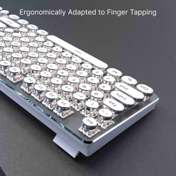 Retro-Punk LED-Backlit Mechanical Gaming Keyboard – EWEADN