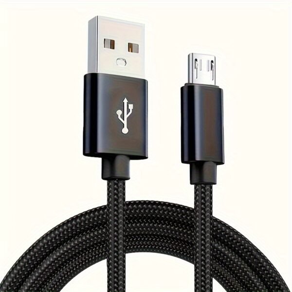 64911576b38764b4fe686000771b9982.jpg Braided Android Micro-USB Sync & Fast-Charging Cable