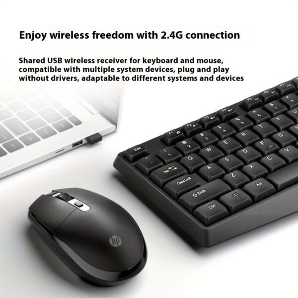 Office Wireless Keyboard & Mouse Combo for Laptop and Desktop PC – HP