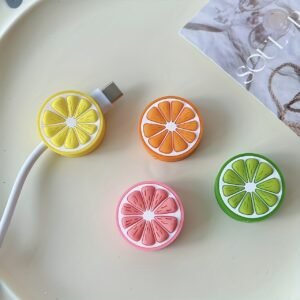 7debdcbe-a593-4a05-8550-98d375b119da.jpg Lemon-Shaped Fresh Fruit Decorative Protector Case for Phone Data Cables