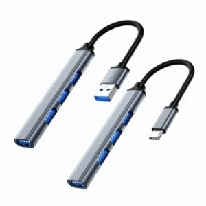 Four-Port USB-C OTG Expansion Adapter with USB 3.0/3.1 Support