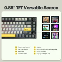 S15f6d7a248164bb4bab06eeff9d8966bD.webp TFT-Display Tri-Mode 75% Gasket Mechanical Keyboard – Ajazz AK820 Pro