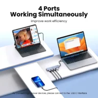 S2973ffaadf254415acc8afa8b6ba1918s.webp Multiport USB-C to Four USB 3.0 Adapter UGREEN