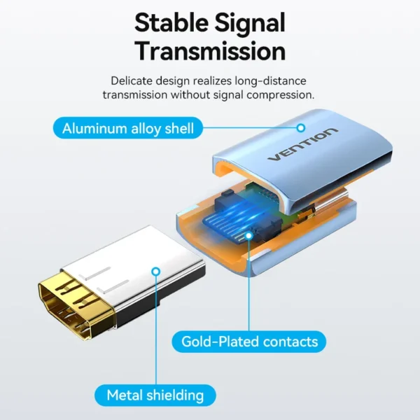 S3b62a665be8c4a13b935a1bfcc5d9376E.webp HDMI 2.1 Female-to-Female 8K/60Hz Extension Coupler Vention