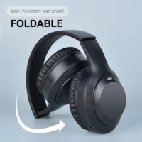 Bluetooth 5.3 M5 HiFi Over-Ear Headphones with TF Card, AUX & Noise Reduction