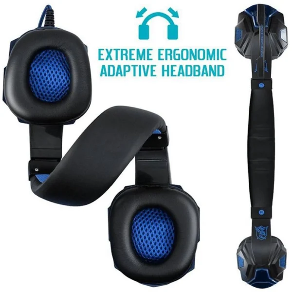 Bass Stereo Multi-Platform Gaming Headset with 120° Adjustable Microphone