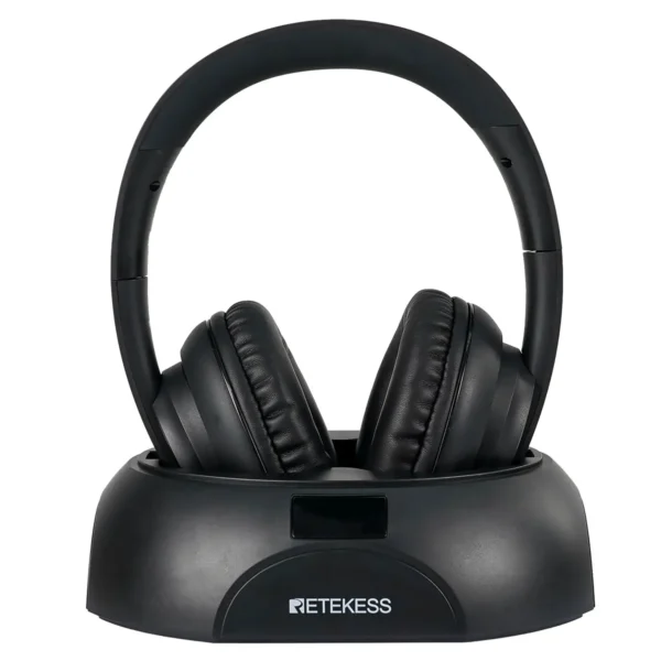 Rechargeable Wireless TV Headphones with Multi-Input Transmitter – RETEKESS TA006