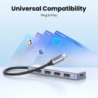 Sa71ef40ff98b4c5a92c87b2cdc27de91Y.webp Multiport USB-C to Four USB 3.0 Adapter UGREEN