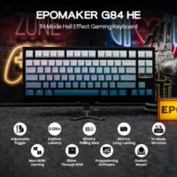8000mAh 8K Hall Effect Gasket Keyboard with Three Connection Modes – EPOMAKER G84 HE