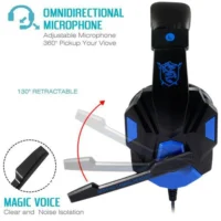 Bass Stereo Multi-Platform Gaming Headset with 120° Adjustable Microphone