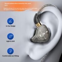 a8c58131-425b-4e38-b66f-d7ec5622b9e1.jpg Direct-Fit Comfortable Wired In-Ear Earbuds for Everyday Audio