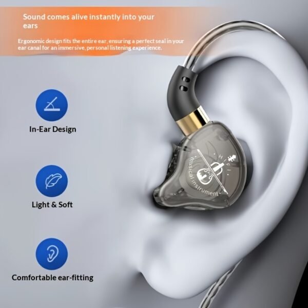 a8c58131-425b-4e38-b66f-d7ec5622b9e1.jpg Direct-Fit Comfortable Wired In-Ear Earbuds for Everyday Audio