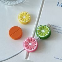 cf30b68d-6a0f-4aa7-9f2b-26b1a5907952.jpg Lemon-Shaped Fresh Fruit Decorative Protector Case for Phone Data Cables