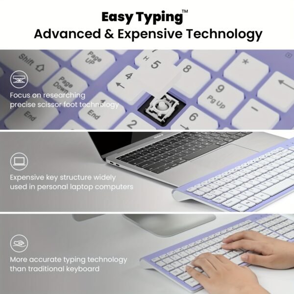EasyTyping KF10 Office Wireless Keyboard & Mouse Set – Cimetech