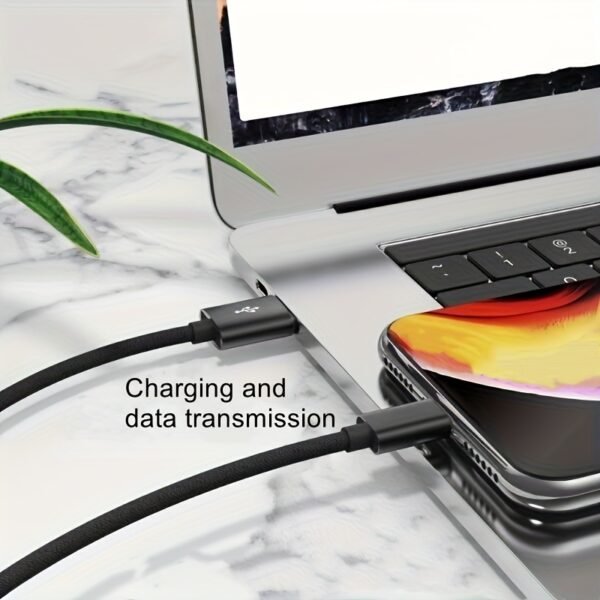 e1ddc682f13a8fb4ce80021e05495580.jpg Braided Android Micro-USB Sync & Fast-Charging Cable